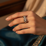 Load image into Gallery viewer, gold plating Ring with Diamonds for Women | Fine Jewelry Gift
