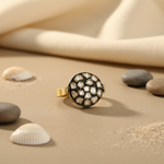 Load image into Gallery viewer, gold plating Ring with Diamond Cluster | Women's Jewelry | Gift
