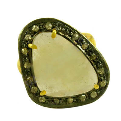 gold plating Ring with Diamond & Gemstone Accents | Women's Jewelry