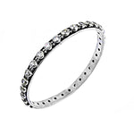 Load image into Gallery viewer, Silver Cubic Zirconia Bangle Bracelet for Women | Daily Wear

