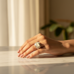 Load image into Gallery viewer, Silver Carnelian Stone Bracelet | Statement Jewelry for Women
