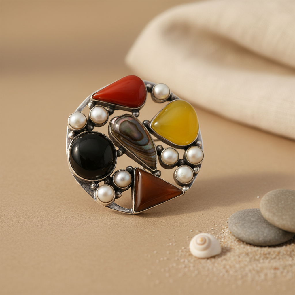 925 Silver Gemstone Ring for Women | Statement Jewelry