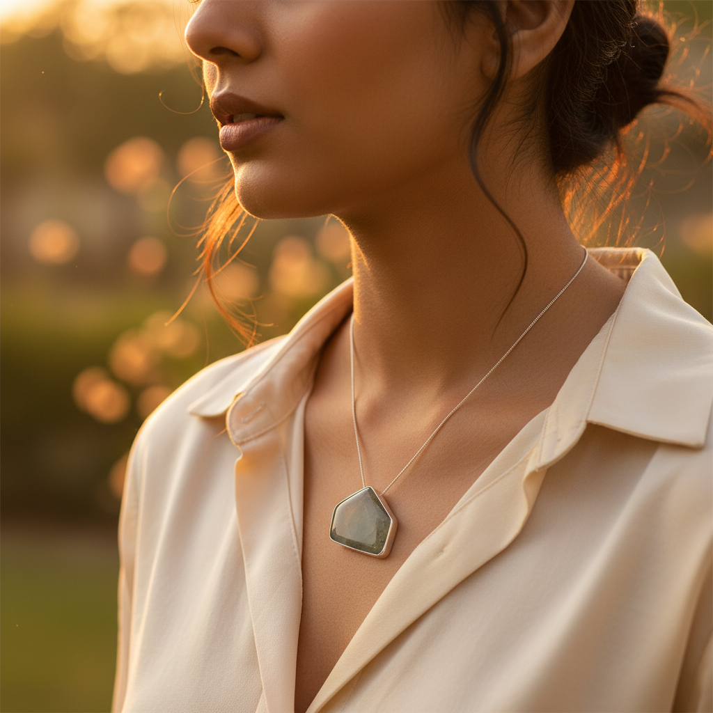 Silver Quartz Stone Ring for Women | Gift Jewelry