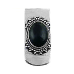 Load image into Gallery viewer, 925 Silver Onyx Money Clip for Men | Gift for Him
