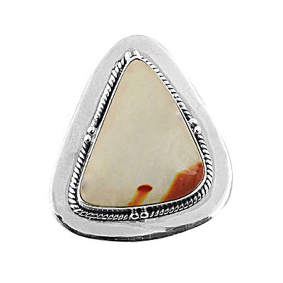 925 Silver Jasper Stone Ring for Women | Statement Jewelry