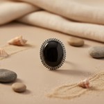 Load image into Gallery viewer, 925 Silver Onyx Ring for Women | Statement Jewelry
