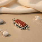 Load image into Gallery viewer, 925 Silver Red Jasper Pendant with Peridot | Women's Jewelry Gift
