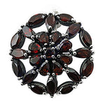 Load image into Gallery viewer, Garnet Silver Pendant for Women | Gemstone Jewelry Gift
