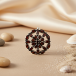 Load image into Gallery viewer, Garnet Silver Pendant for Women | Gemstone Jewelry Gift
