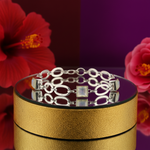 Load image into Gallery viewer, 925 Silver Moonstone Bracelet for Women | Statement Jewelry
