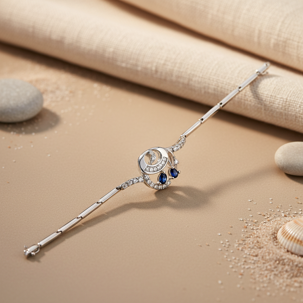 925 Silver Cubic Zirconia Bracelet | Women's Delicate Jewelry