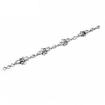 925 Sterling Silver Floral Bracelet for Women | Silver Jewelry Gift
