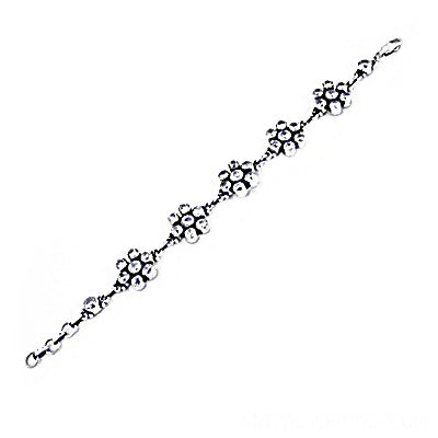 925 Silver Flower Bracelet for Women | Delicate Jewelry Gift
