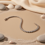 Load image into Gallery viewer, 925 Silver Cubic Zirconia Tennis Bracelet for Women | Gift
