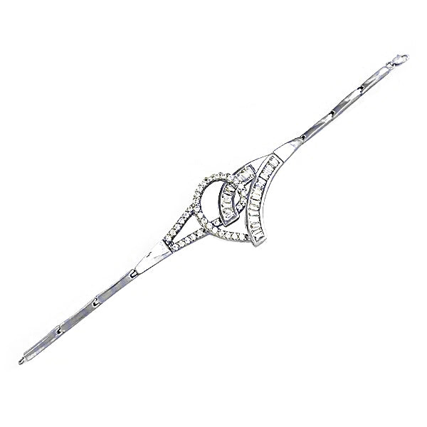 Silver Diamond Bracelet for Women | Elegant Jewelry Gift