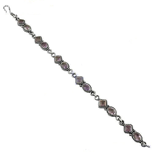925 Silver Amethyst Bracelet for Women | Sterling Silver Jewelry