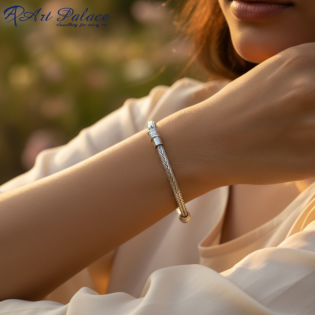 925纯银编织脚链，女士款 | 日常佩戴