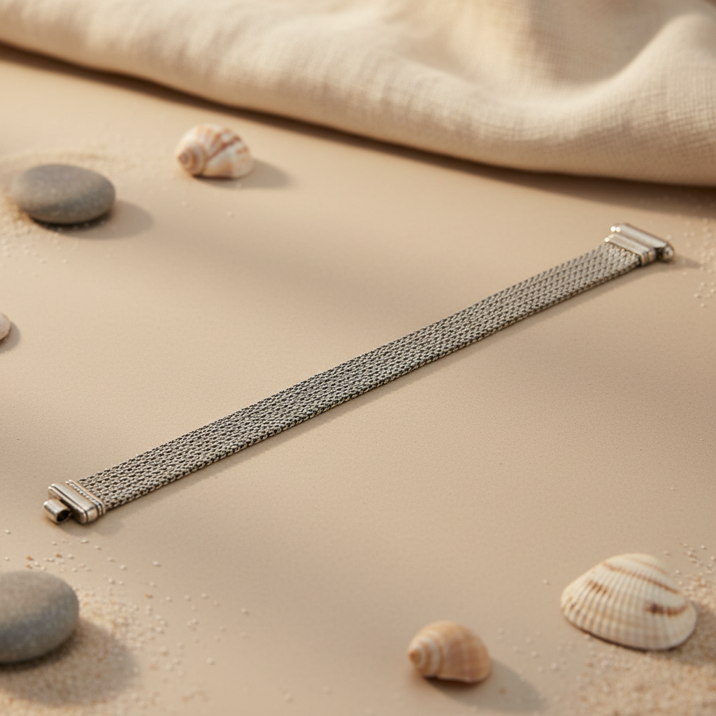 925 Silver Mesh Bracelet for Women | Fine Jewelry Gift