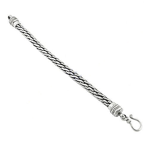 925 Silver Braided Chain Bracelet for Women | Daily Wear