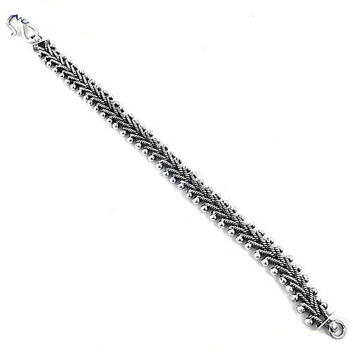 925 Silver Braided Anklet for Women | Daily Wear Jewelry