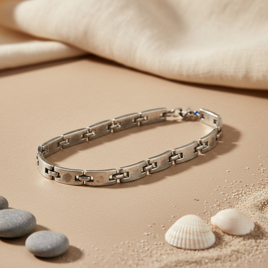 Silver Bracelet for Men | Handmade Sterling Silver Jewelry Gift
