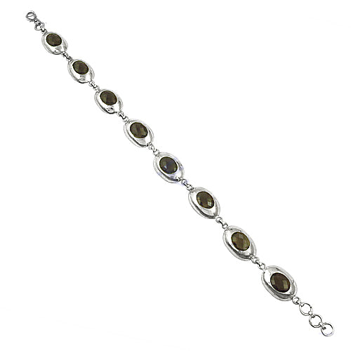 925 Silver Smoky Quartz Bracelet | Women's Daily Wear Jewelry
