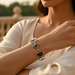 Load image into Gallery viewer, Smoky Quartz Bracelet | 925 Sterling Silver | Women&#39;s Jewelry
