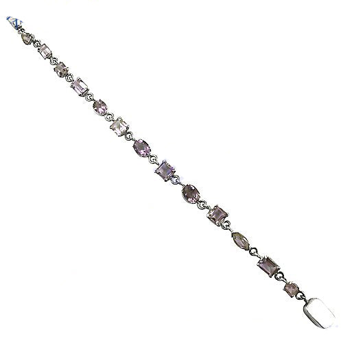 925 Silver Amethyst Bracelet for Women | Luxury Jewelry