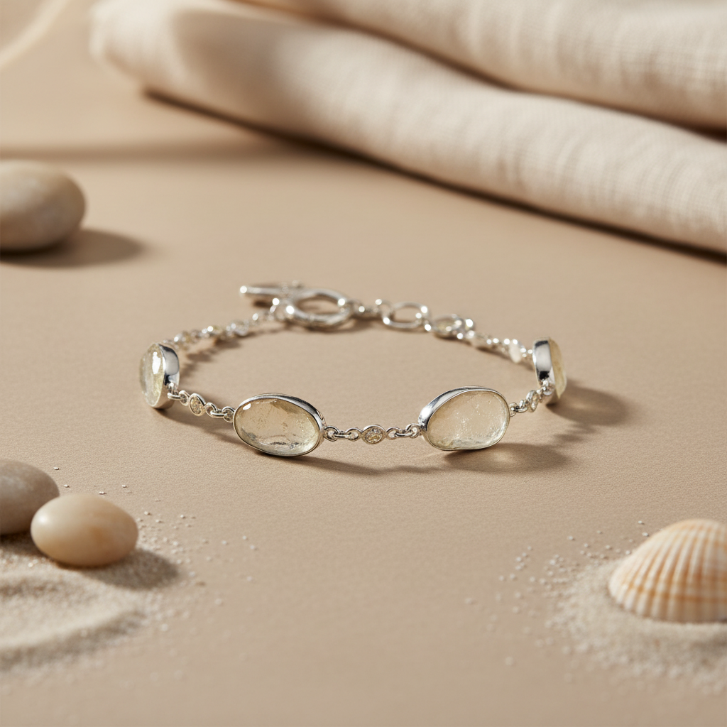 Silver Gemstone Bracelet for Women | Daily Wear Jewelry