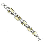 Load image into Gallery viewer, 925 Silver Bracelet with Yellow Gemstones for Women
