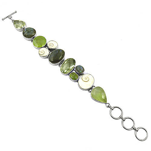 925 Silver Gemstone Bracelet for Women | Statement Jewelry