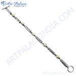 将图像加载到图库查看器中， 925 sterling silver chain bracelet with round pearls, perfect for women, elegant and stylish jewelry
