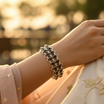 Load image into Gallery viewer, Silver Green Stone Bracelet for Women | Daily Wear Jewelry
