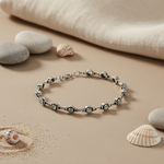 将图像加载到图库查看器中， 925 Silver Bracelet with Green Gemstones | Women's Jewelry Gift
