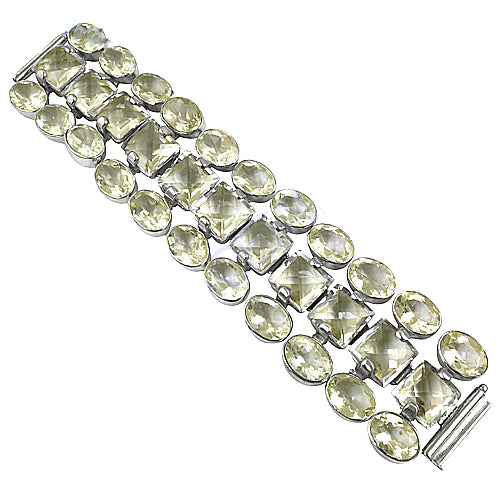 Silver Citrine Bracelet | Women's Gemstone Jewelry