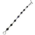Load image into Gallery viewer, 925 Silver Onyx Bracelet for Women | Oval Stone Jewelry
