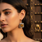 Load image into Gallery viewer, 925 Silver Tiger Eye Earrings for Women | Gemstone Jewelry

