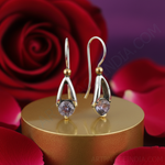 Load image into Gallery viewer, 925 Silver Amethyst Drop Earrings | Women&#39;s Jewelry Gift
