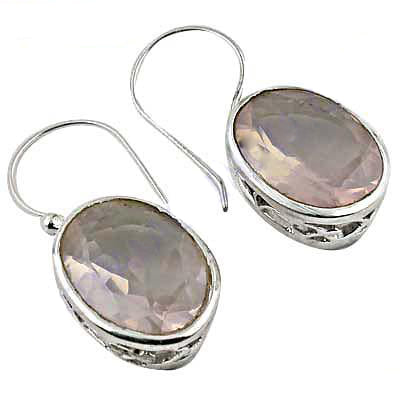 925 silver smoky quartz earrings for women | gemstone jewelry