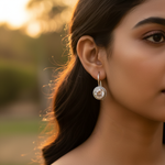 Load image into Gallery viewer, 925 Silver White Topaz Drop Earrings for Women | Gift Jewelry
