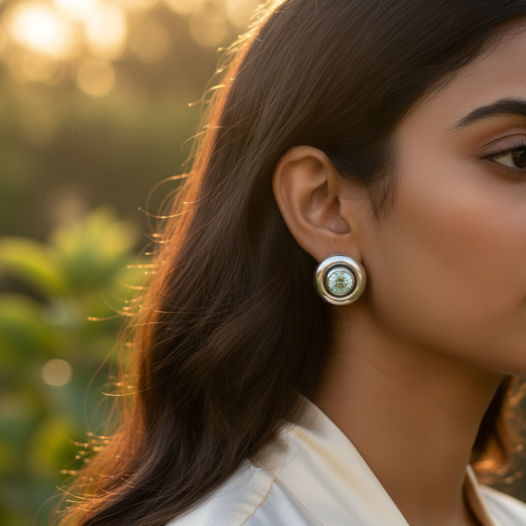 925 Silver Blue Topaz Earrings for Women | Dangle Jewelry