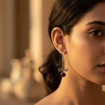 Load image into Gallery viewer, 925 Silver Garnet Earrings for Women | Dangle Jewelry Gift
