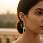 Load image into Gallery viewer, Pendientes de granate en plata 925 para mujer | Joyería de uso diario
