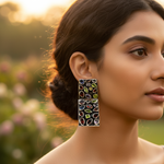 Load image into Gallery viewer, Pendientes de plata con piedras preciosas para mujer | Joyas con estilo
