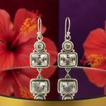 Load image into Gallery viewer, 925 Silver Quartz Drop Earrings for Women | Gift Jewelry

