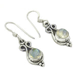 Load image into Gallery viewer, 925 Silver Moonstone Dangle Earrings for Women | Gift
