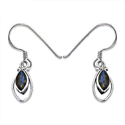 925 sterling silver labradorite earrings for women | dangle jewelry