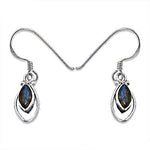 Load image into Gallery viewer, 925 Sterling Silver Labradorite Earrings for Women | Dangle Jewelry
