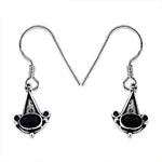 Load image into Gallery viewer, 925 Silver Onyx Drop Earrings for Women | Daily Wear
