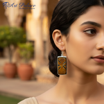 Load image into Gallery viewer, Pendientes geométricos de plata para mujer | Joyas con estilo
